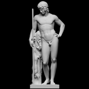 Adonis Statue | 3D Printed Sculpture | Office, Shelf Decor | Different Color & Size Option