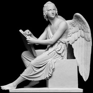 Angel Statue - 3D Printed Heavenly Sculpture, Intricate Religious Art, Perfect Home or Office Decor, Unique Gift for Spiritual Enthusiasts!