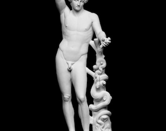 La estatua de Apolo Liceo: escultura de dios griego impresa en 3D, arte clásico intrincado, decoración ideal para el hogar o la oficina, ¡idea de regalo única!