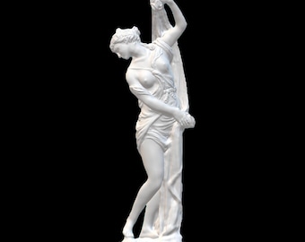 Estatua de Venus Calipige: diosa griega de la belleza y la elegancia impresa en 3D, escultura clásica para coleccionistas de arte o decoración del hogar.