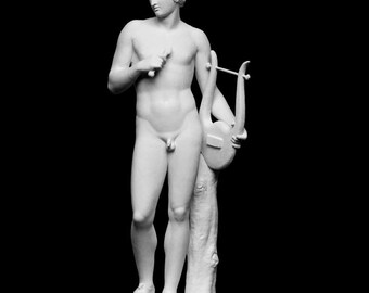 Apollo Statue - 3D gedruckte Skulptur des griechischen Gottes, klassische Mythologie Kunst, perfekte Dekoration für Haus oder Büro, einzigartige Geschenkidee für Kunstliebhaber!