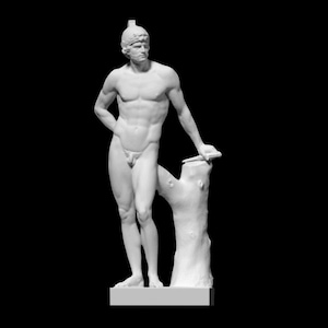 Mars Statue - 3D Printed Roman God of War Sculpture, Classical Art for Home or Office Decor, Unique Gift for Mythology Lovers!