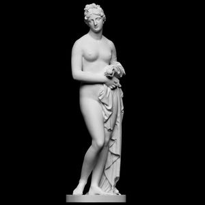 Venus Verticordia Statue - 3D Printed Roman Goddess of Love Sculpture, Detailed Classical Art, Perfect for Home Decor, Unique Gift Idea!