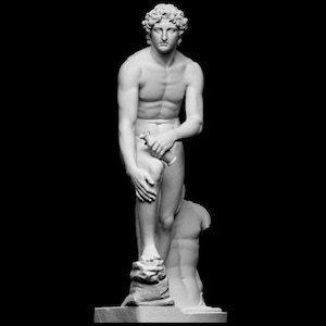 Rondanini Alexander Statue - 3D Printed Ancient Greek King Sculpture, Intricate Art, Ideal for Mythology Lovers&#39; Home or Office Decor!