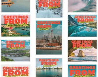 Vintage Canadian Postcards