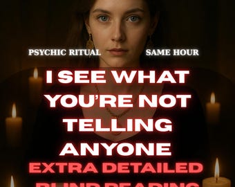 Blind Psychic Reading | Same Hour Telepathische Einsicht