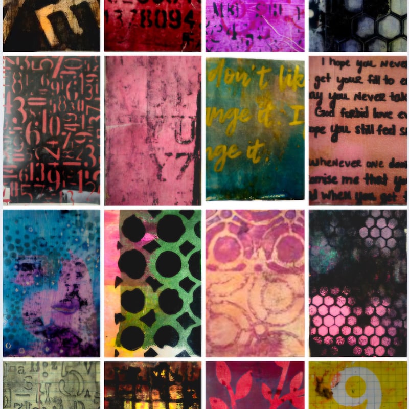 Hand Painted Papers - Etsy