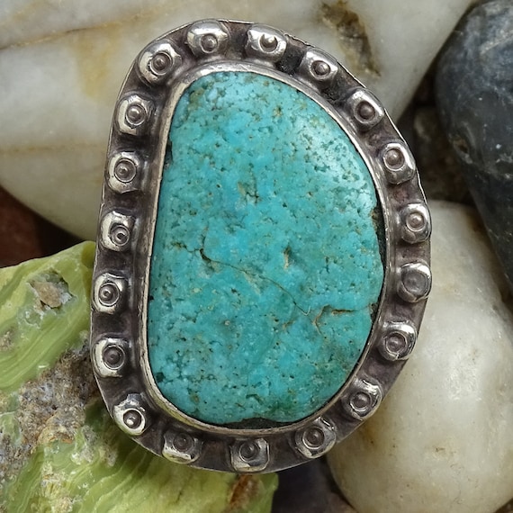Raindrops Of Handmade Silver Sterling Native American Navajo Ring Raindrops Of Handmade Silver Sterling Native American Navajo Ring