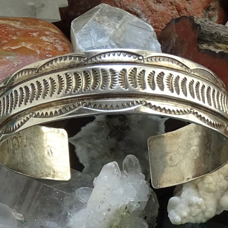 Navajo Stamp Cuff - Etsy Navajo Stamp Cuff - Etsy