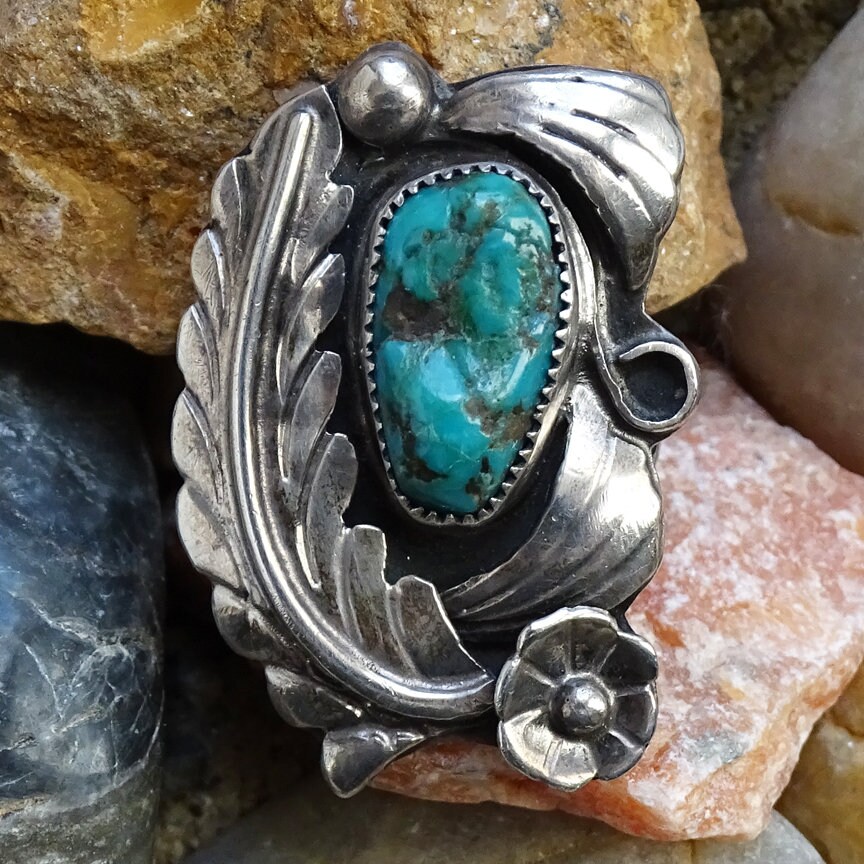 Jb Platero!!! Native American Navajo Spiderweb Turquoise Sterling Silver Bracelet Jb Platero!!! Native American Navajo Spiderweb Turquoise Sterling Silver Bracelet
