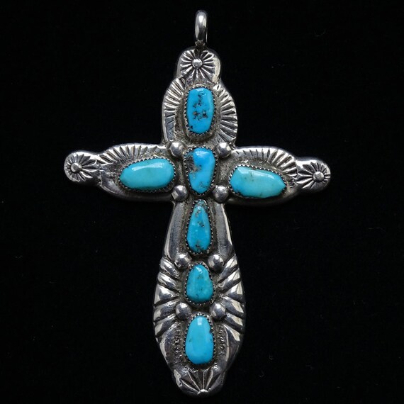 GOLDIE' Cross Necklace with Turquoise – Ibiza Passion