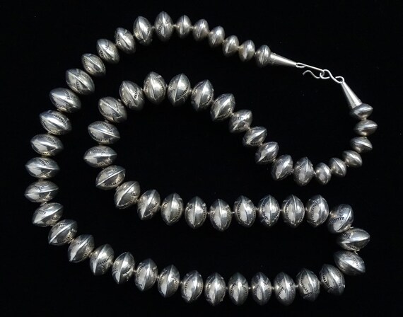 Native American Navajo Pearls Sterling Silver