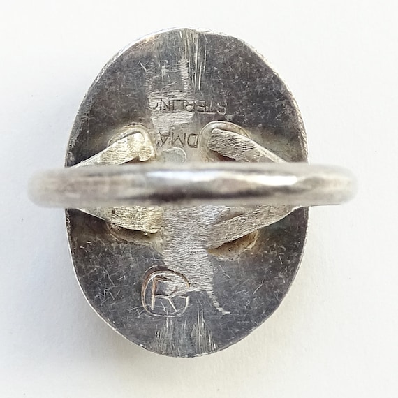 Old Navajo, Fossilized, Dinosaur Bone Ring, Size … - image 8