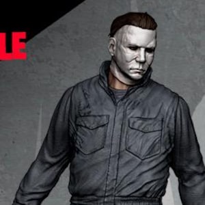 Michael Myers Halloween 3D Printed Figure, Unpainted Horror Icon Model Kit
