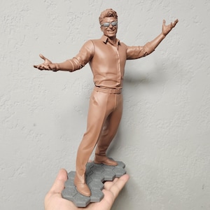 Johnny Cage 3D Printed Figure, Mortal Kombat Hollywood Fighter Collectible