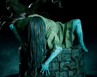 Samara Morgan 3D Printed Figure, The Ring Horror Icon, Unpainted