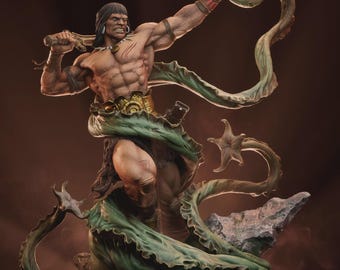 Conan the Barbarian - Savage Warrior 3d printed figure, Sword & Sorcery, Unpainted