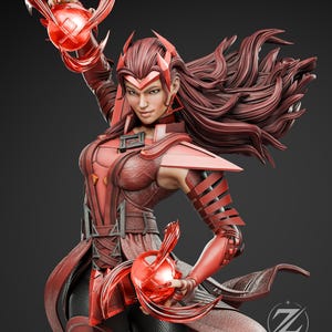 Scarlet witch figurine - Etsy 日本