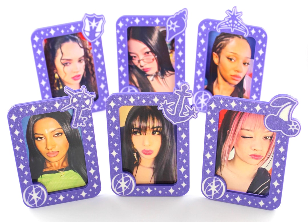 SUJEBKC 55-Piece KATYE Photo Cards for Novelty Albums, Mini Photo