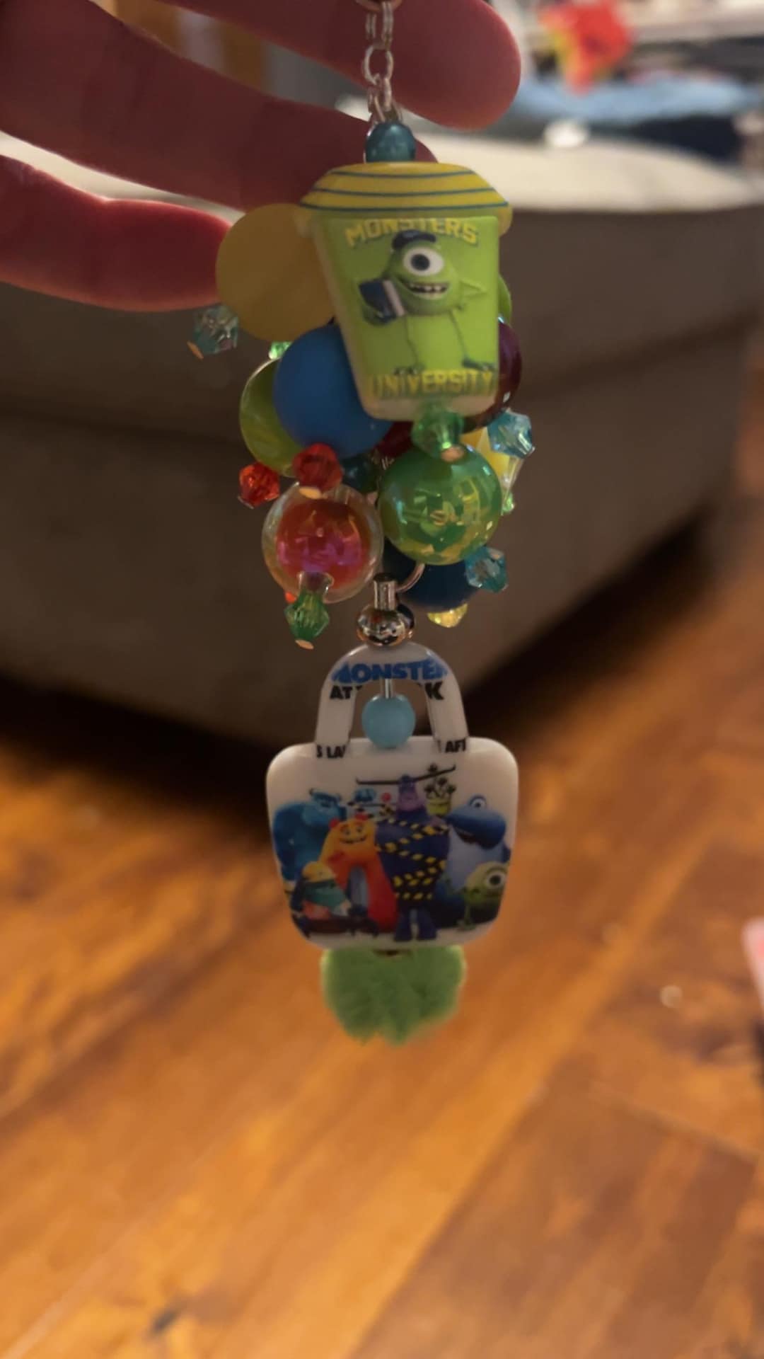 Disney’s Pixar Monsters Inc Keychain\bagcharm - Etsy