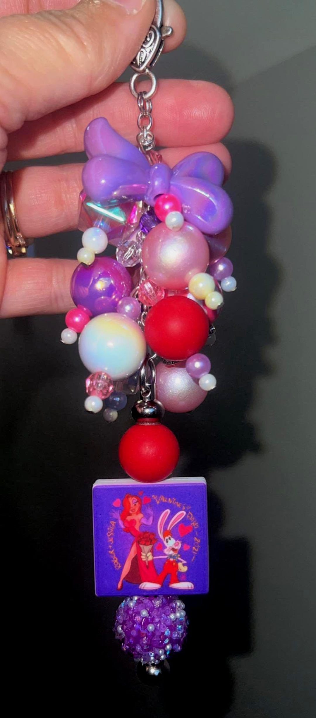 Roger Rabbit & Jessica Rabbit Keychain\bag Charm #disney #bounding # ...