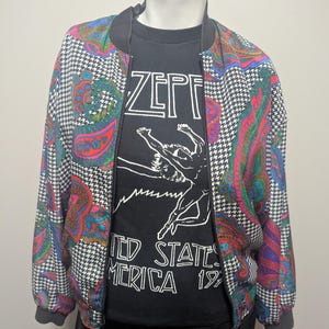 Vintage Paisley Windbreaker Jacket
