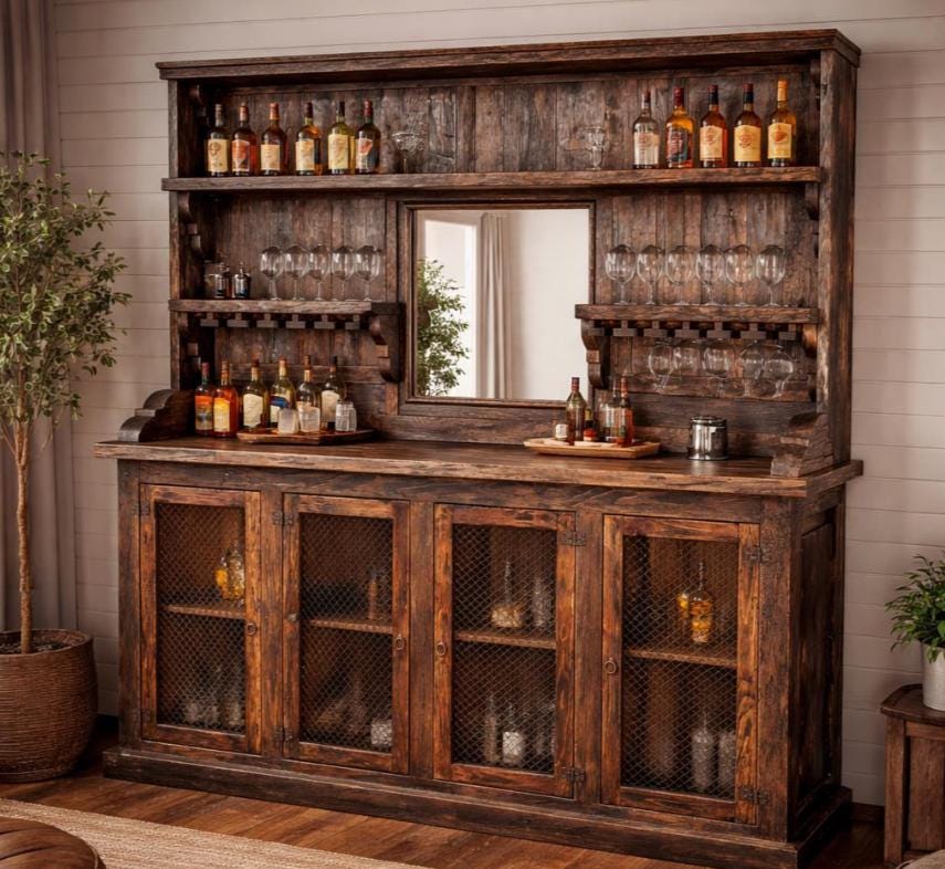 Antique Wine Bar Cabinet - Etsy Canada