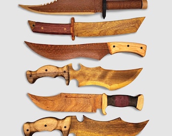 Handmade Exotic Wooden Knife for Display | Gift for Husband | Ren Faire | Cosplay | Fantasy Weapon