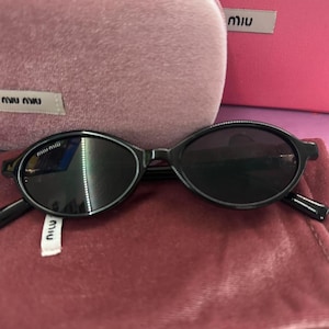 miu miu sunglasses oval