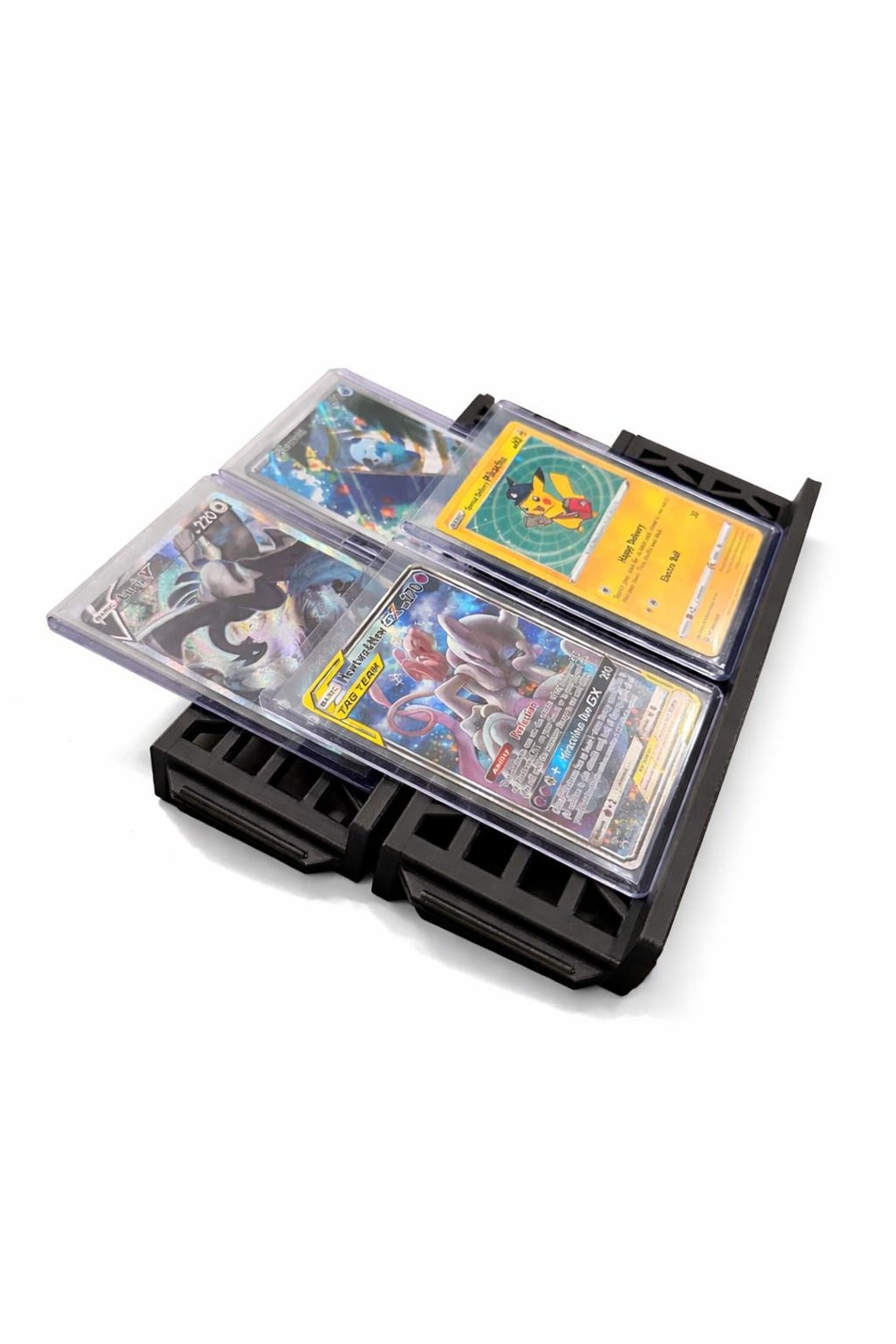 Card Case Risers Modular Toploader Card Riser: 3D Printed Trading Card Display Stand ...