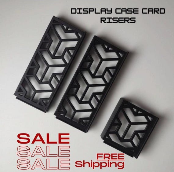 Modular Graded Card Riser: 3D Printed Trading Card Display Stand - Etsy