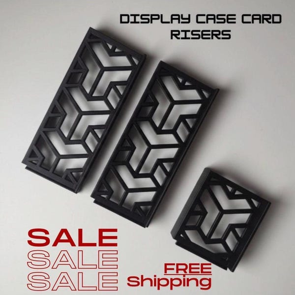 Case Riser Display Card Case Riser - Etsy