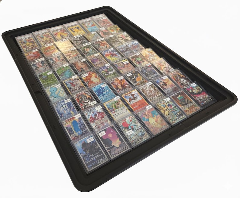 Modular Graded Card Riser: 3D Printed Trading Card Display Stand - Etsy