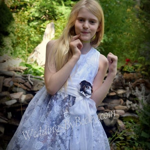 Camo Flowergirl Dress megan Etsy