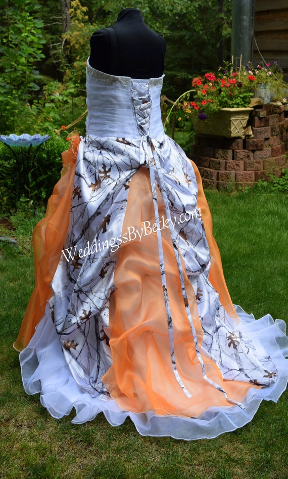 New Camo Wedding Gown Truetimber Snow Last One Plus Size Etsy