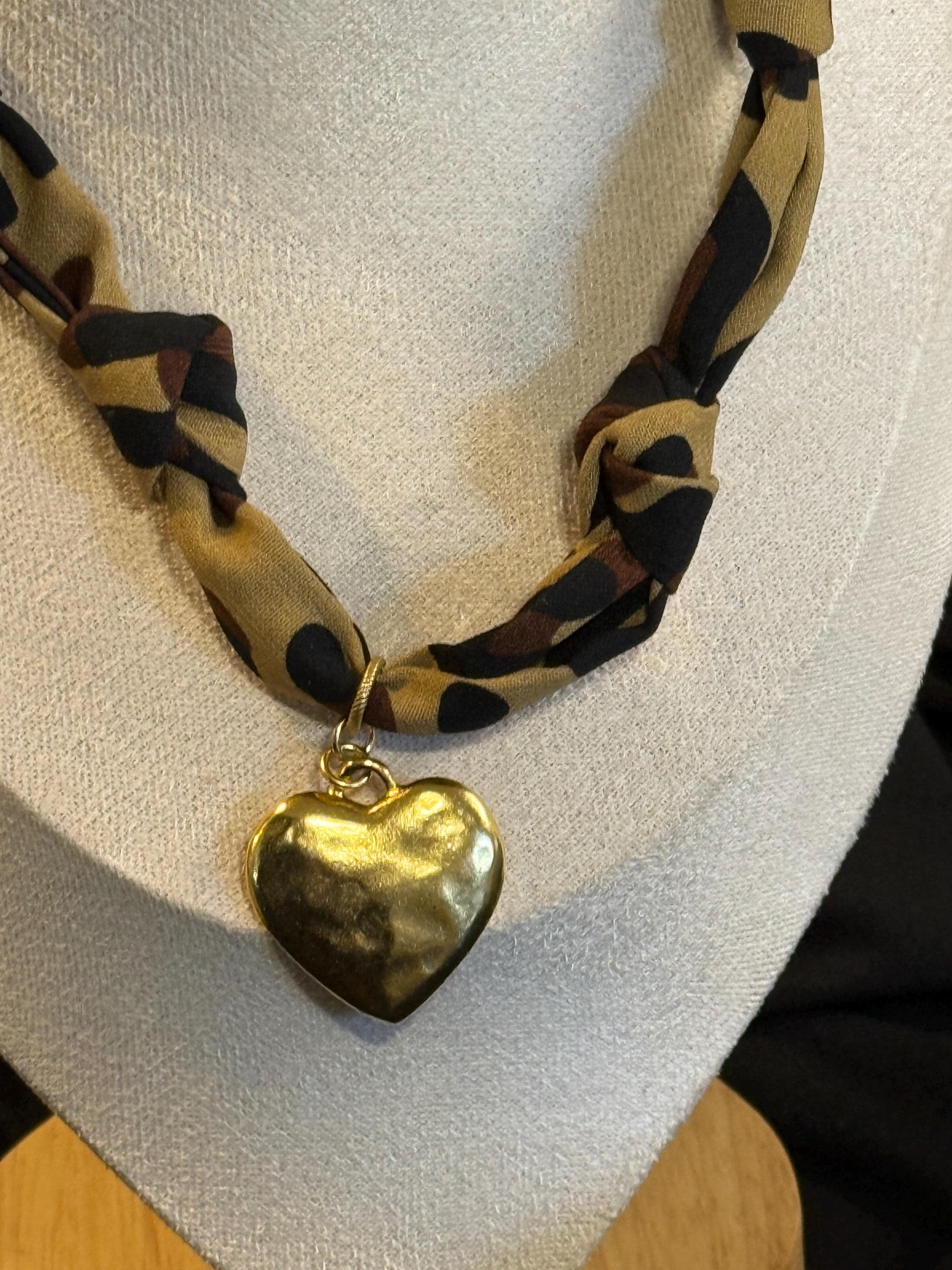 Scarf Necklace Charm Leopard - Etsy