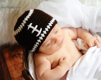 Crochet Football Hat