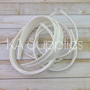 White Plastic Headband