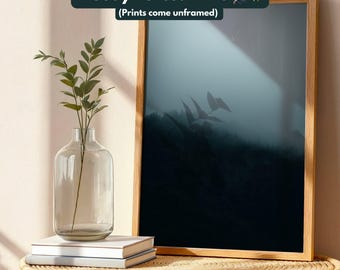 Forest Photography Print - Unframed - Moody Wall Art, Photo Print for Living Room & Bedroom, Nature Home Decor