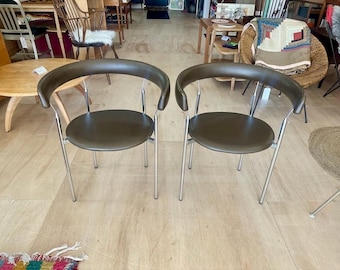 Pair of Scandinavian Vintage Jan Lunde Knudsen ‘Rondo’ Chairs