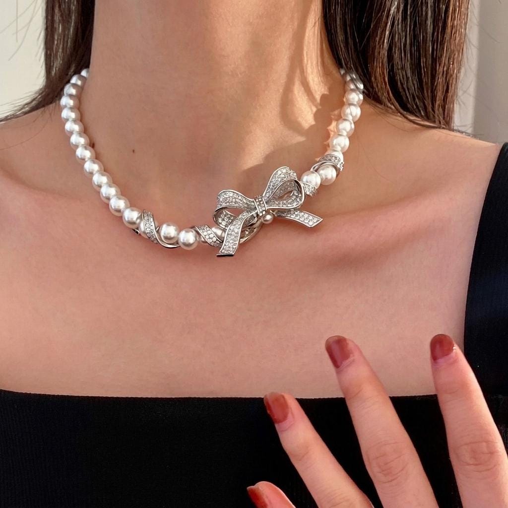 Chanel pearl necklace - Etsy 日本