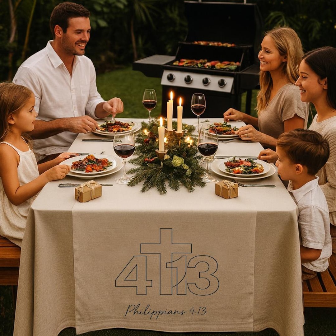 Custom Christian Bible Verse Table Decor, Faith Home Gift, Religious ...