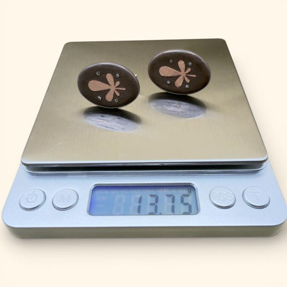 Mid Century Ceramic Cufflinks - image 9