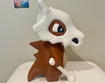 Figura de Cubone de Pokémon, impresa en 3D, decoración de Pokémon, juguete coleccionable, regalo único para fans.