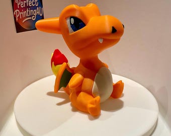 Figura impresa en 3D de Charizard Pokémon, decoración Pokémon, juguete coleccionable, regalo único para fans.