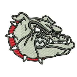 Diseño de bordado de bulldog (descarga instantánea)