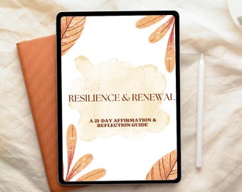 21-Day Digital Self-Care Journal | Guided Prompts and Daily Affirmations | Wellness & Healing PDF for GoodNotes
