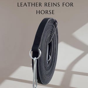Premium Handmade Genuine Leather Reins – 10 m Farm & Riding Harness