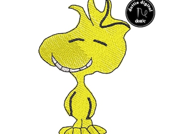 Woodstock Embroidery Design – Digital Download – Peanuts-Inspired Machine Embroidery Pattern (DST, PES, XXX, and More)
