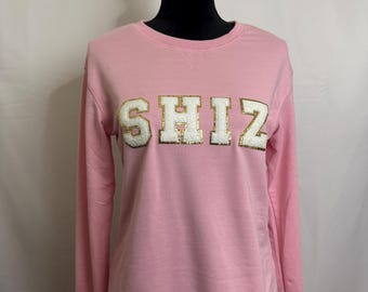 Shiz University Sweatshirt – Wicked-Inspired Chenille Letter Design